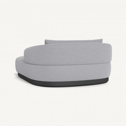 Harbour Amalfi Daybed - Aluminum Asteroid / Panama Cloud