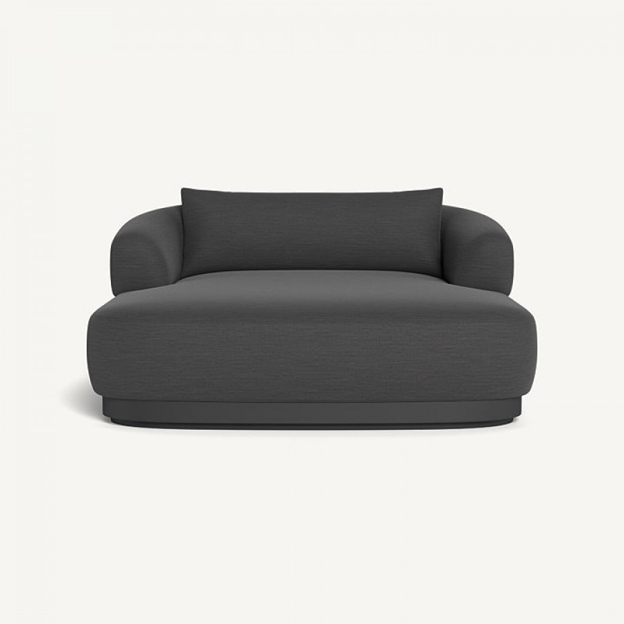 Harbour Amalfi Daybed - Aluminum Asteroid / Panama Grafito