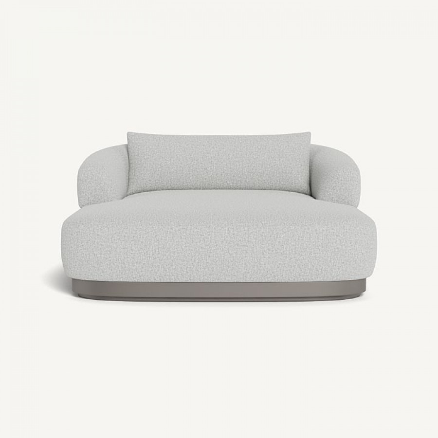 Harbour Amalfi Daybed - Aluminum Taupe / Copacabana Sand