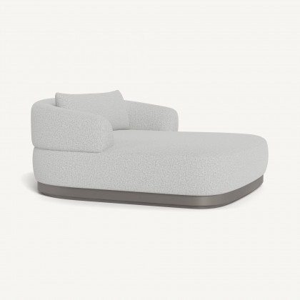 Harbour Amalfi Daybed - Aluminum Taupe / Copacabana Sand