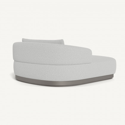 Harbour Amalfi Daybed - Aluminum Taupe / Copacabana Sand