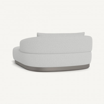 Harbour Amalfi Daybed - Aluminum Taupe / Copacabana Sand