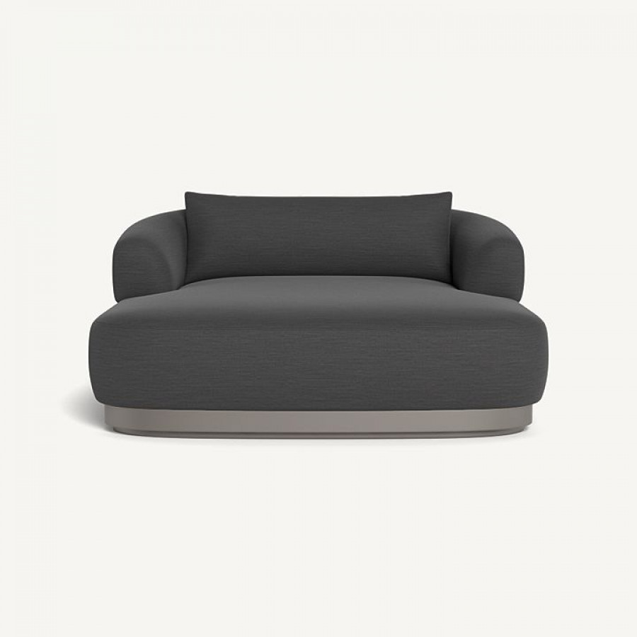 Harbour Amalfi Daybed - Aluminum Taupe / Panama Grafito