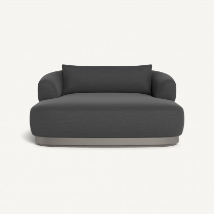 Harbour Amalfi Daybed - Aluminum Taupe / Panama Grafito