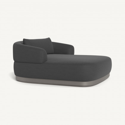 Harbour Amalfi Daybed - Aluminum Taupe / Panama Grafito