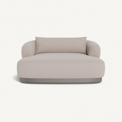 Harbour Amalfi Daybed - Aluminum Taupe / Panama Marble