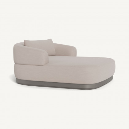 Harbour Amalfi Daybed - Aluminum Taupe / Panama Marble