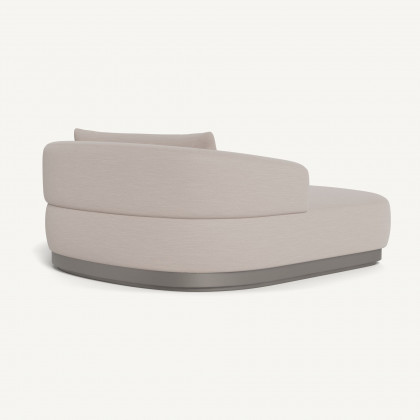 Harbour Amalfi Daybed - Aluminum Taupe / Panama Marble