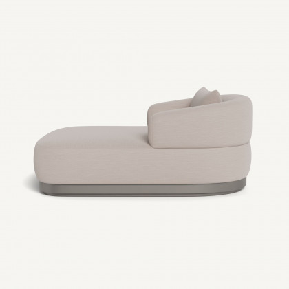 Harbour Amalfi Daybed - Aluminum Taupe / Panama Marble
