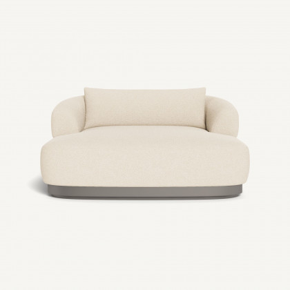 Harbour Amalfi Daybed - Aluminum Taupe / Riviera Sand