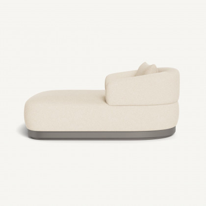 Harbour Amalfi Daybed - Aluminum Taupe / Riviera Sand