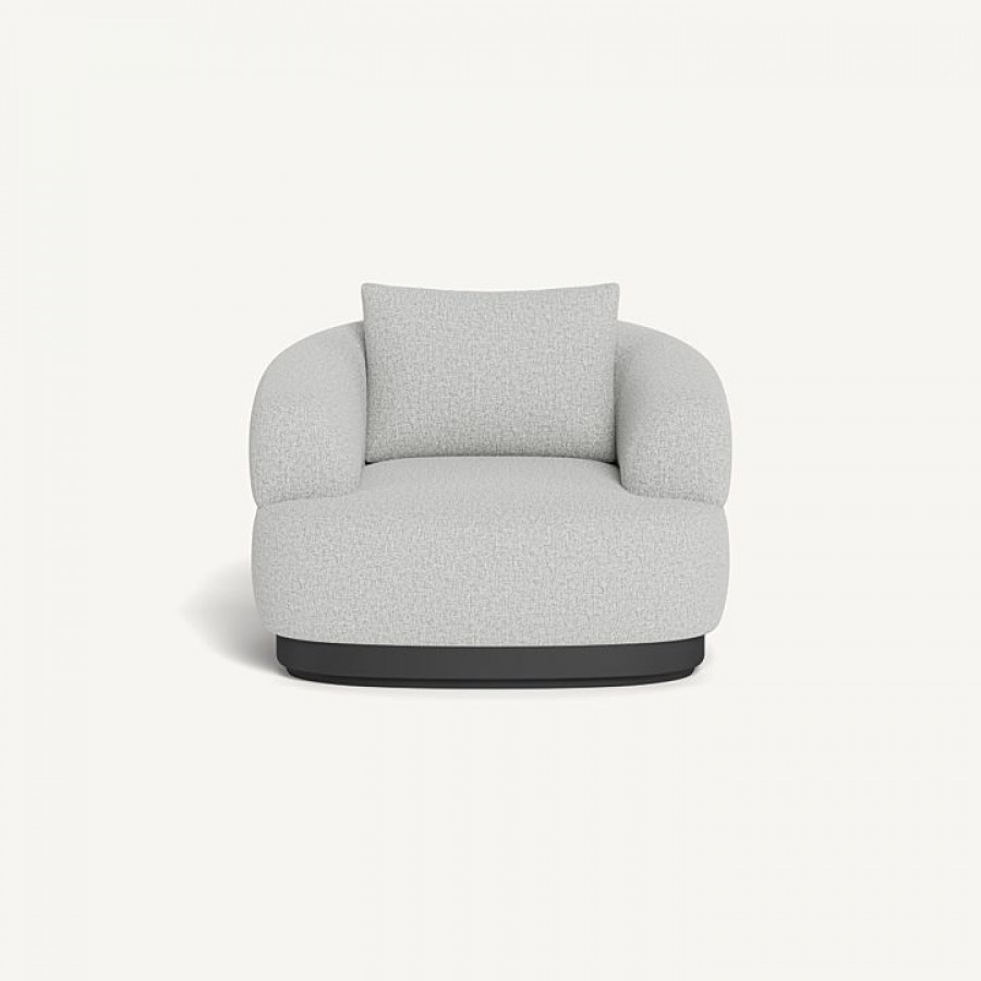 Harbour Amalfi Lounge Chair - Aluminum Asteroid / Copacabana Sand