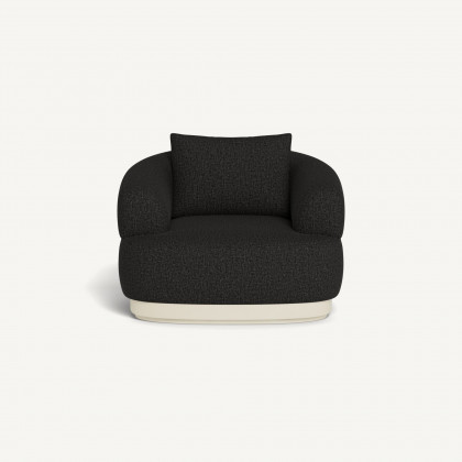 Harbour Amalfi Lounge Chair - Aluminum Bone / Copacabana Midnight