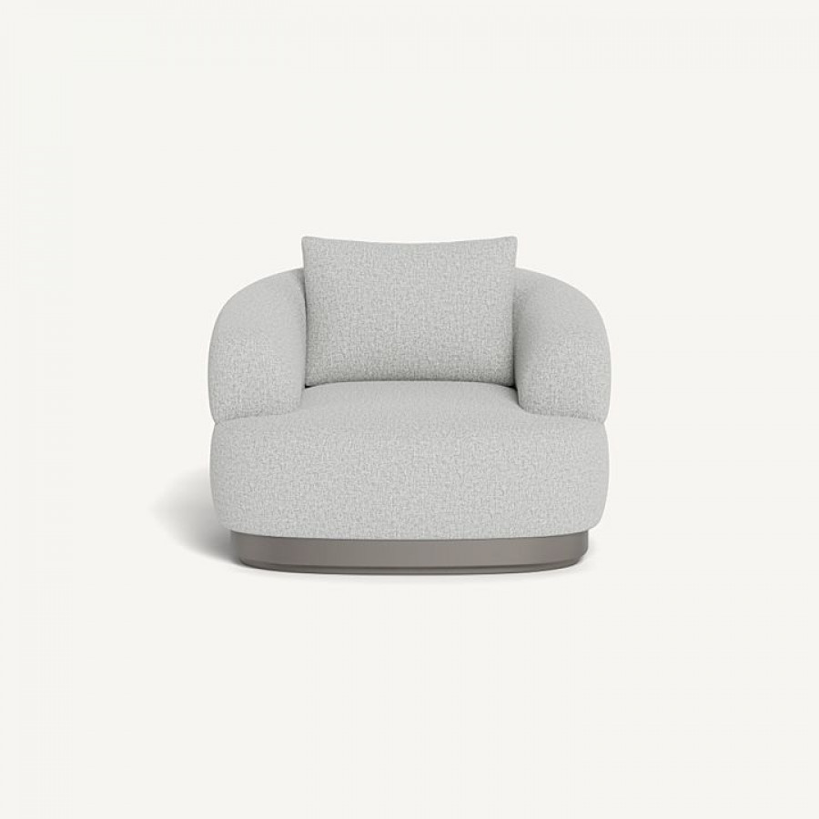 Harbour Amalfi Lounge Chair - Aluminum Taupe / Copacabana Sand