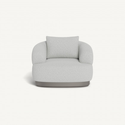 Harbour Amalfi Lounge Chair - Aluminum Taupe / Copacabana Sand