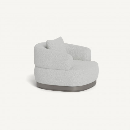 Harbour Amalfi Lounge Chair - Aluminum Taupe / Copacabana Sand