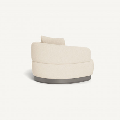 Harbour Amalfi Lounge Chair - Aluminum Taupe / Riviera Sand