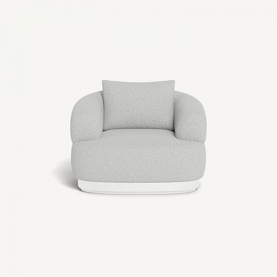 Harbour Amalfi Lounge Chair - Aluminum White / Copacabana Sand
