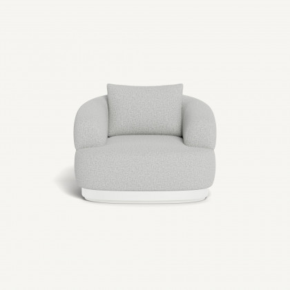 Harbour Amalfi Lounge Chair - Aluminum White / Copacabana Sand