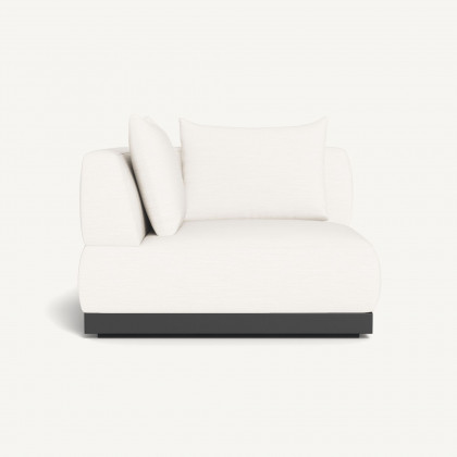 Harbour Amalfi Corner - Aluminum Asteroid / Panama Blanco