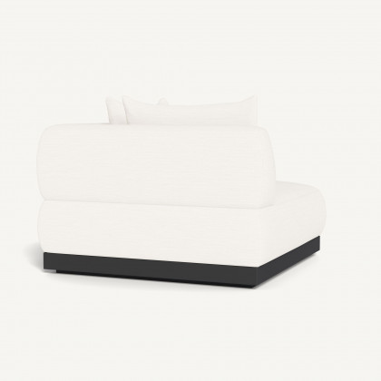 Harbour Amalfi Corner - Aluminum Asteroid / Panama Blanco