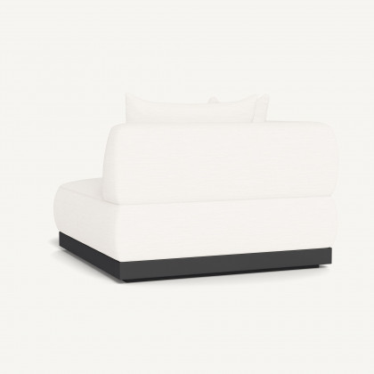 Harbour Amalfi Corner - Aluminum Asteroid / Panama Blanco