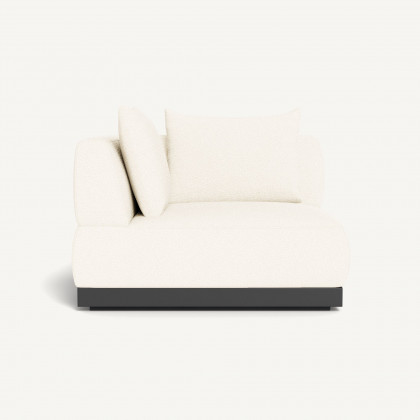 Harbour Amalfi Corner - Aluminum Asteroid / Riviera Ivory