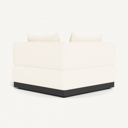 Harbour Amalfi Corner - Aluminum Asteroid / Riviera Ivory