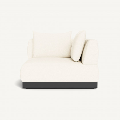 Harbour Amalfi Corner - Aluminum Asteroid / Riviera Ivory