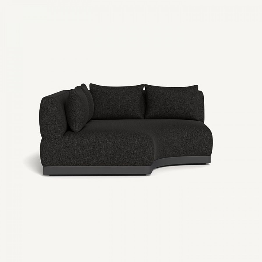 Harbour Amalfi Curved Corner - Aluminum Asteroid / Copacabana Midnight