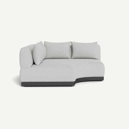 Harbour Amalfi Curved Corner - Aluminum Asteroid / Copacabana Sand