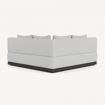Harbour Amalfi Curved Corner - Aluminum Asteroid / Copacabana Sand