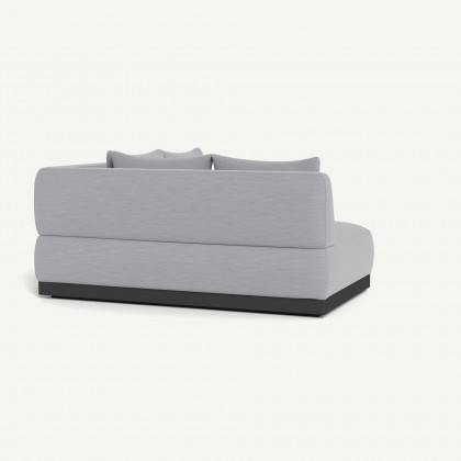 Harbour Amalfi Curved Corner - Aluminum Asteroid / Panama Cloud