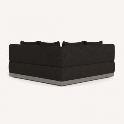 Harbour Amalfi Curved Corner - Aluminum Taupe / Copacabana Midnight