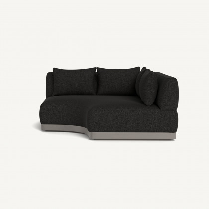 Harbour Amalfi Curved Corner - Aluminum Taupe / Copacabana Midnight