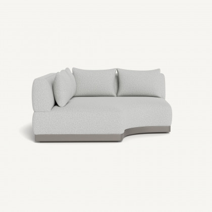 Harbour Amalfi Curved Corner - Aluminum Taupe / Copacabana Sand