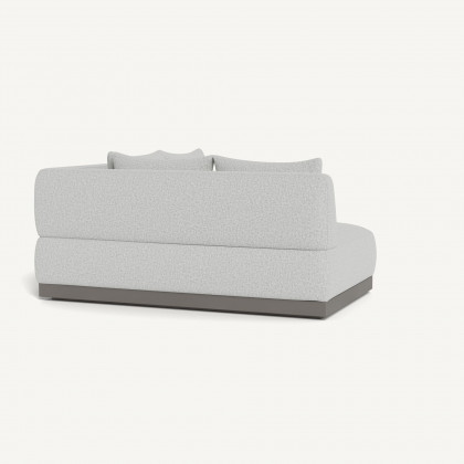 Harbour Amalfi Curved Corner - Aluminum Taupe / Copacabana Sand