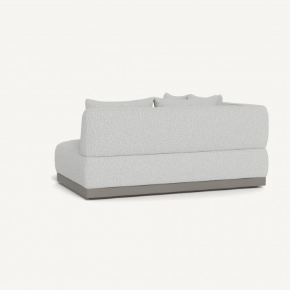 Harbour Amalfi Curved Corner - Aluminum Taupe / Copacabana Sand
