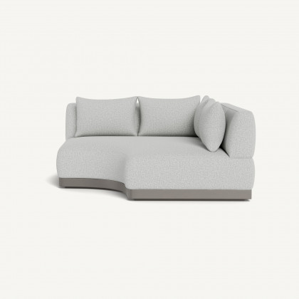 Harbour Amalfi Curved Corner - Aluminum Taupe / Copacabana Sand