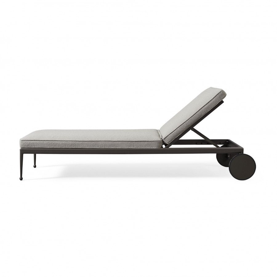 Harbour Andre Sun Lounge - Aluminum Asteroid / Riviera Slate