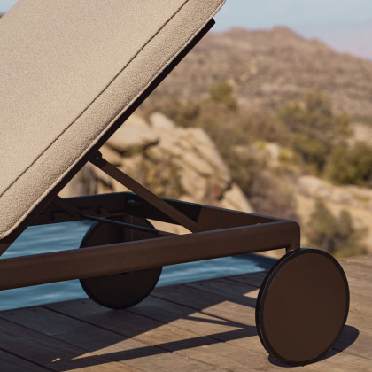 Harbour Andre 2 Seat Sofa - Aluminum Asteroid / Copacabana Sand