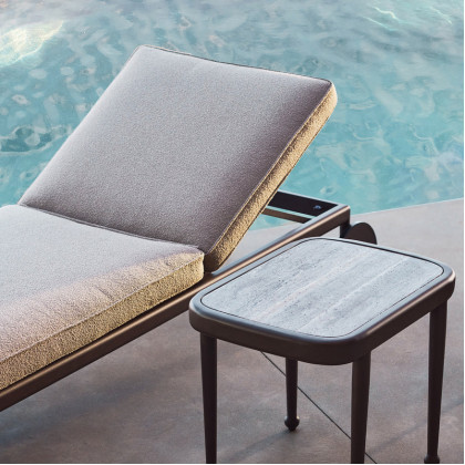 Harbour Andre 2 Seat Sofa - Aluminum Asteroid / Copacabana Sand