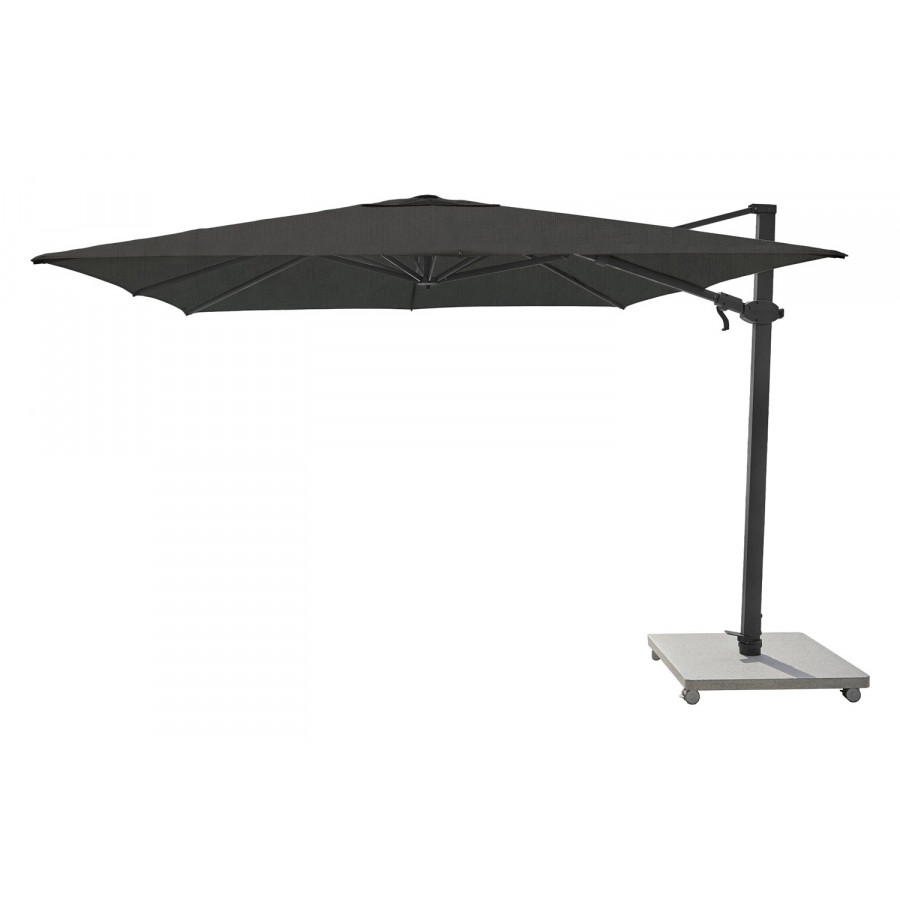 Harbour Antego Cantilever Umbrella Stone Base Sold Separately - Aluminum Black