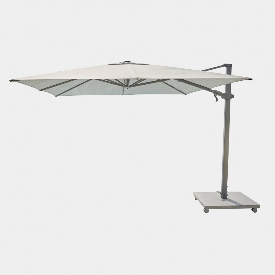 Harbour Antego Cantilever Umbrella Stone Base Sold Separately - Aluminum Linen