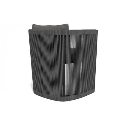 Harbour Antigua Dining Chair - Aluminum Asteroid, Copacabana Sand
