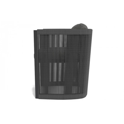 Harbour Antigua Dining Chair - Aluminum Asteroid, Copacabana Sand
