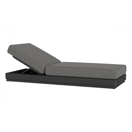 Harbour Antigua Sun Lounge - Aluminum Taupe, Copacabana Sand