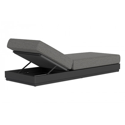 Harbour Antigua Sun Lounge - Aluminum Taupe, Copacabana Sand