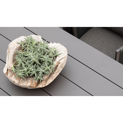 Harbour Antigua Daybed - Aluminum Asteroid / Panama Grafito / Rope Dark Gray