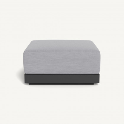 Harbour Antigua Ottoman - Aluminum Asteroid / Panama Cloud